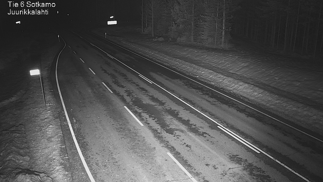 Weather Camera Image Road 6 Sotkamo, Juurikkalahti, Sotkamo, Kainuu