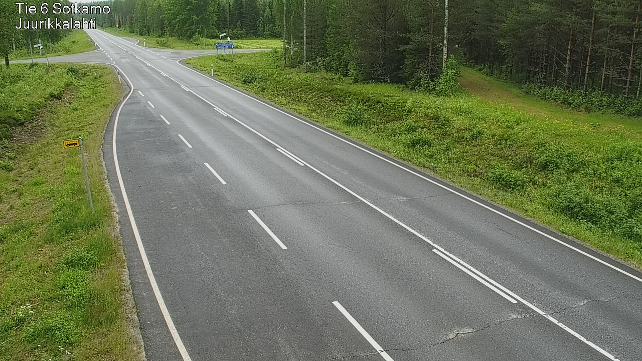 Weather Camera Image Road 6 Sotkamo, Juurikkalahti, Sotkamo, Kainuu