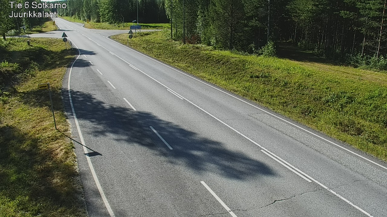 Weather Camera Image Road 6 Sotkamo, Juurikkalahti, Sotkamo, Kainuu