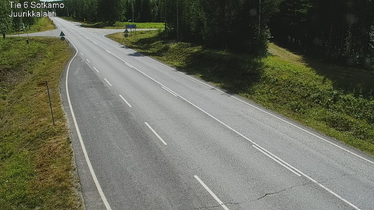 Weather Camera Image Väg 6 Sotkamo, Juurikkalahti, Sotkamo, Kainuu