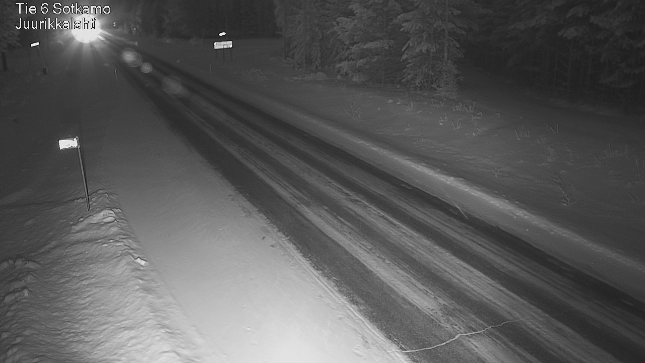 Weather Camera Image Road 6 Sotkamo, Juurikkalahti, Sotkamo, Kainuu