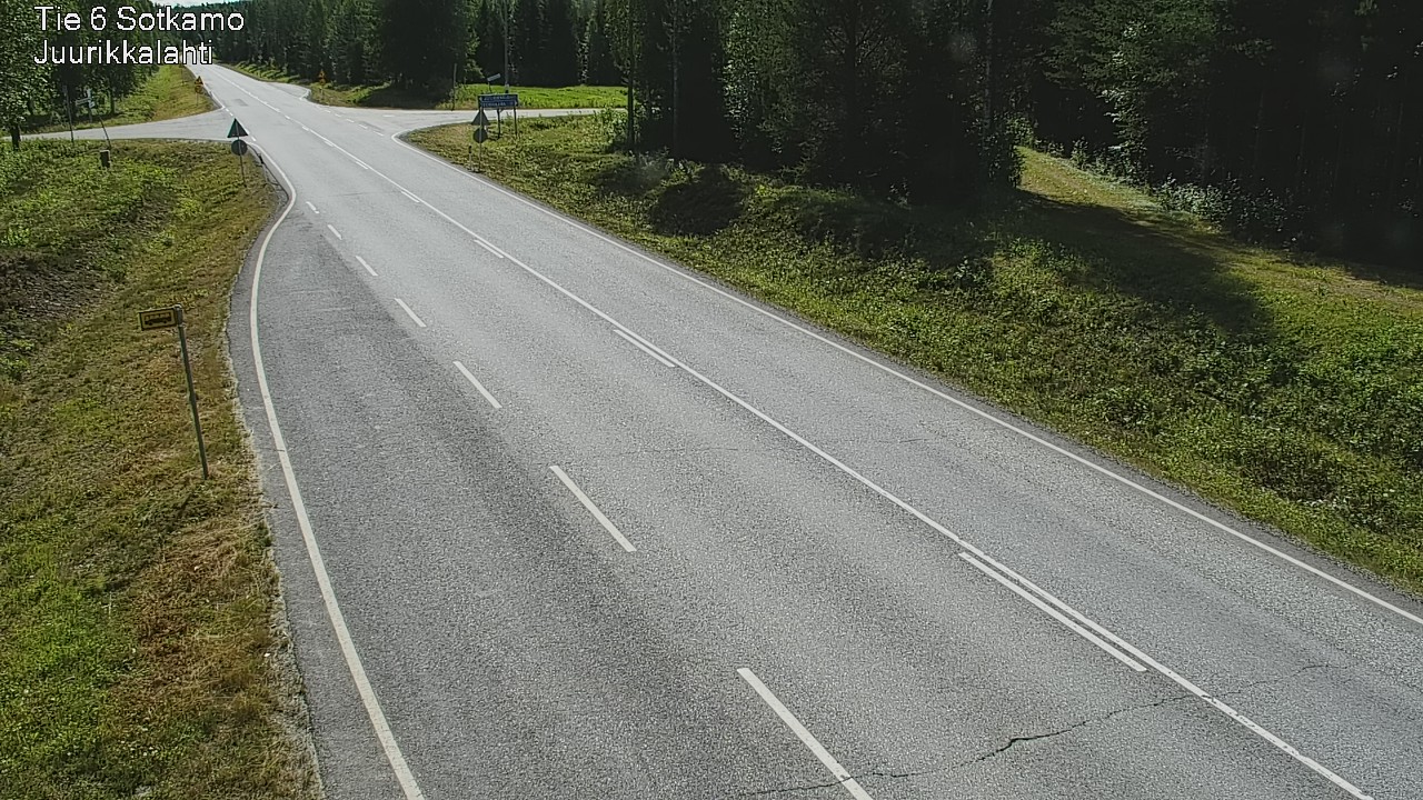 Weather Camera Image Väg 6 Sotkamo, Juurikkalahti, Sotkamo, Kainuu