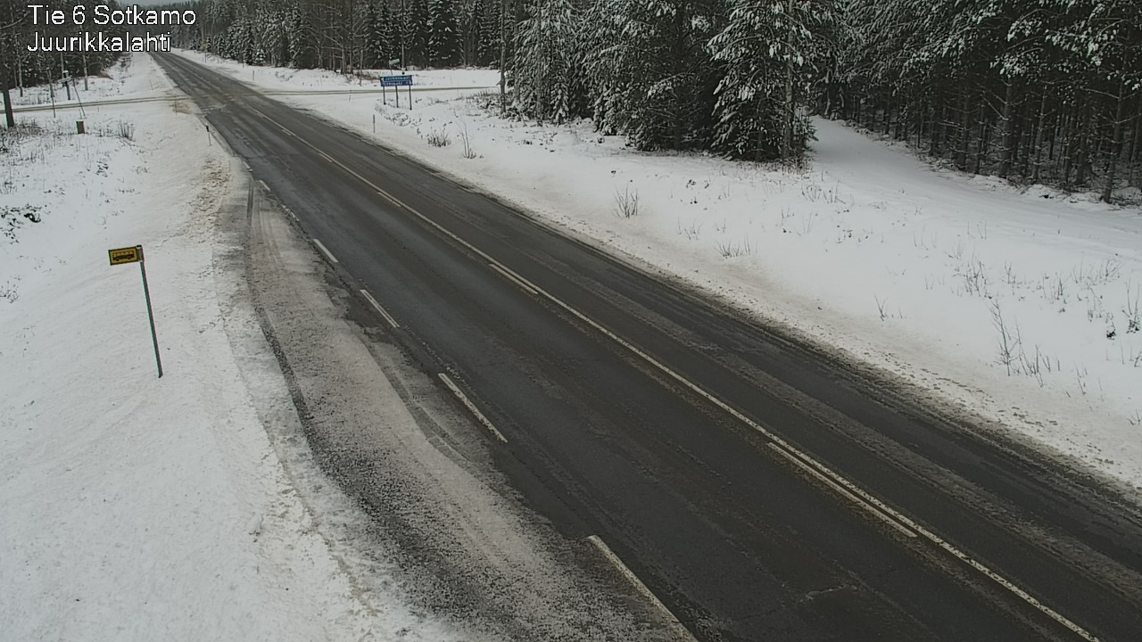 Weather Camera Image Väg 6 Sotkamo, Juurikkalahti, Sotkamo, Kainuu