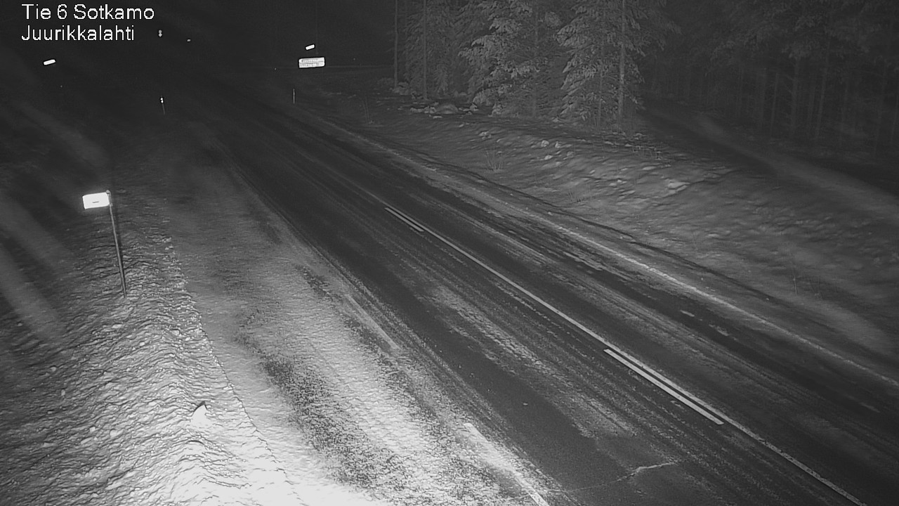 Weather Camera Image Väg 6 Sotkamo, Juurikkalahti, Sotkamo, Kainuu
