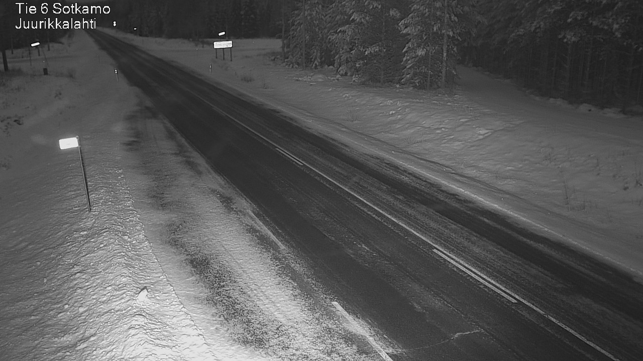 Weather Camera Image Väg 6 Sotkamo, Juurikkalahti, Sotkamo, Kainuu
