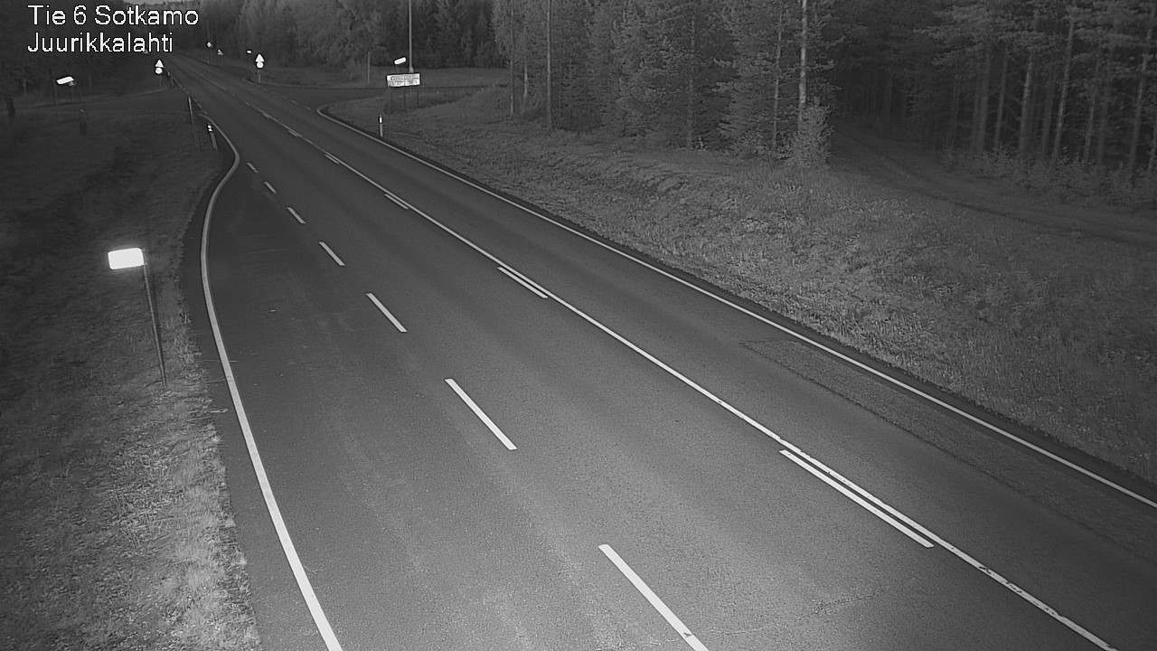 Weather Camera Image Väg 6 Sotkamo, Juurikkalahti, Sotkamo, Kainuu