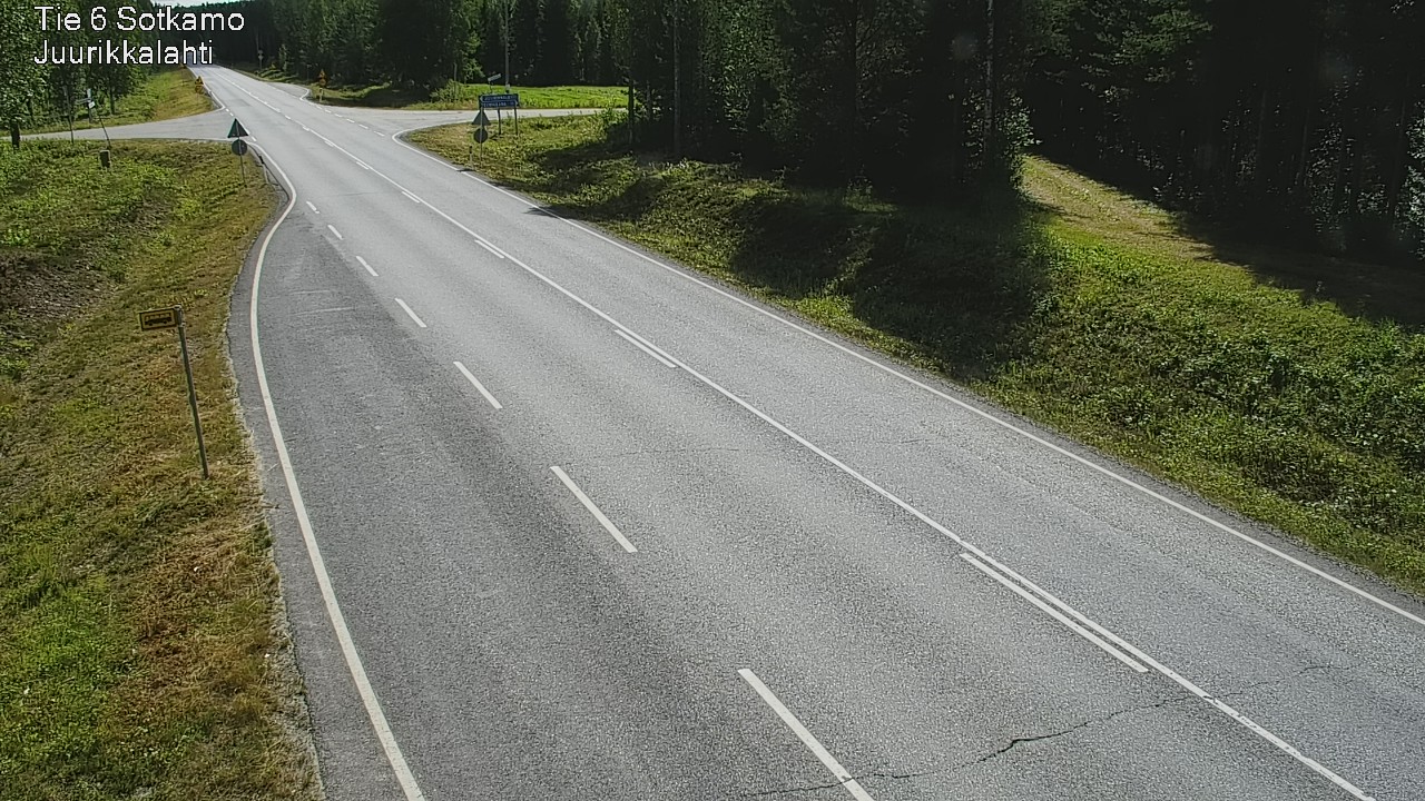 Weather Camera Image Väg 6 Sotkamo, Juurikkalahti, Sotkamo, Kainuu