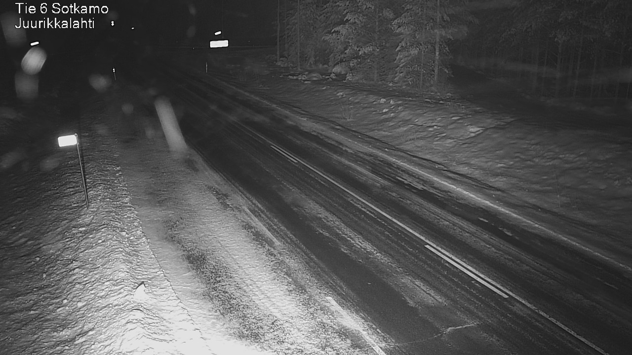 Weather Camera Image Väg 6 Sotkamo, Juurikkalahti, Sotkamo, Kainuu