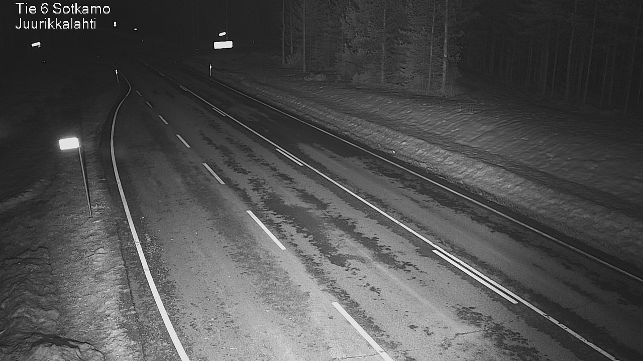 Weather Camera Image Road 6 Sotkamo, Juurikkalahti, Sotkamo, Kainuu