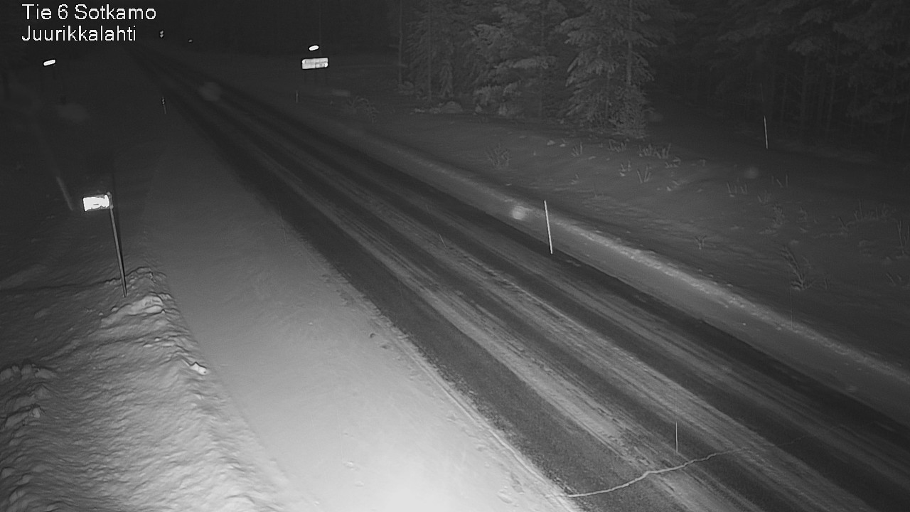 Weather Camera Image Road 6 Sotkamo, Juurikkalahti, Sotkamo, Kainuu