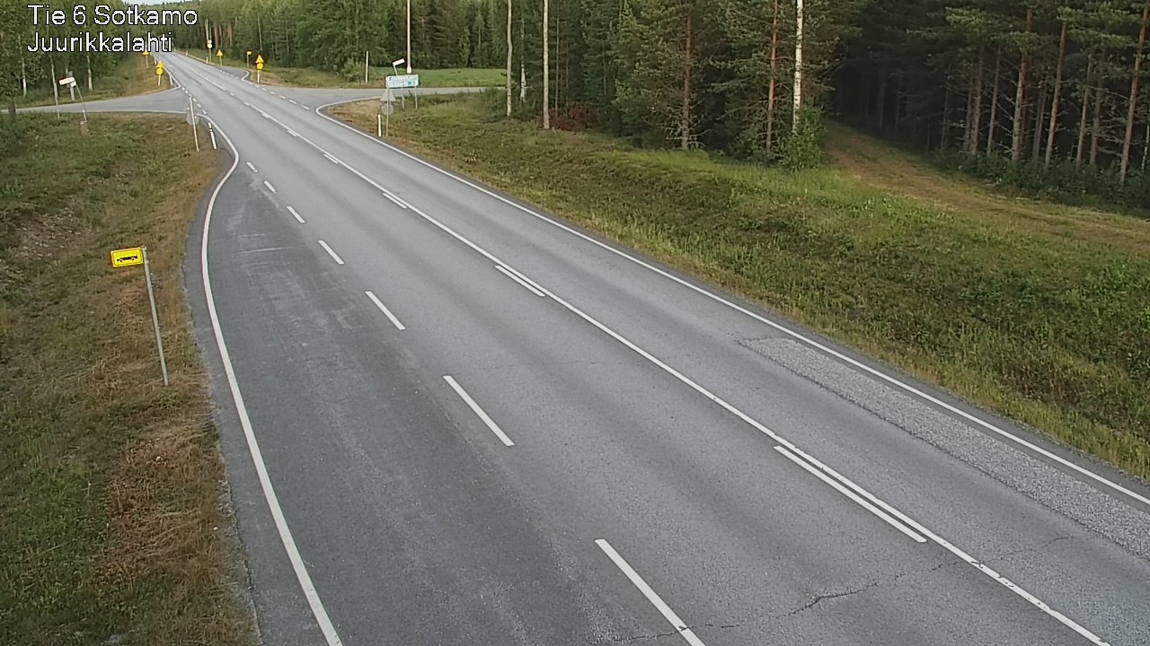 Weather Camera Image Väg 6 Sotkamo, Juurikkalahti, Sotkamo, Kainuu