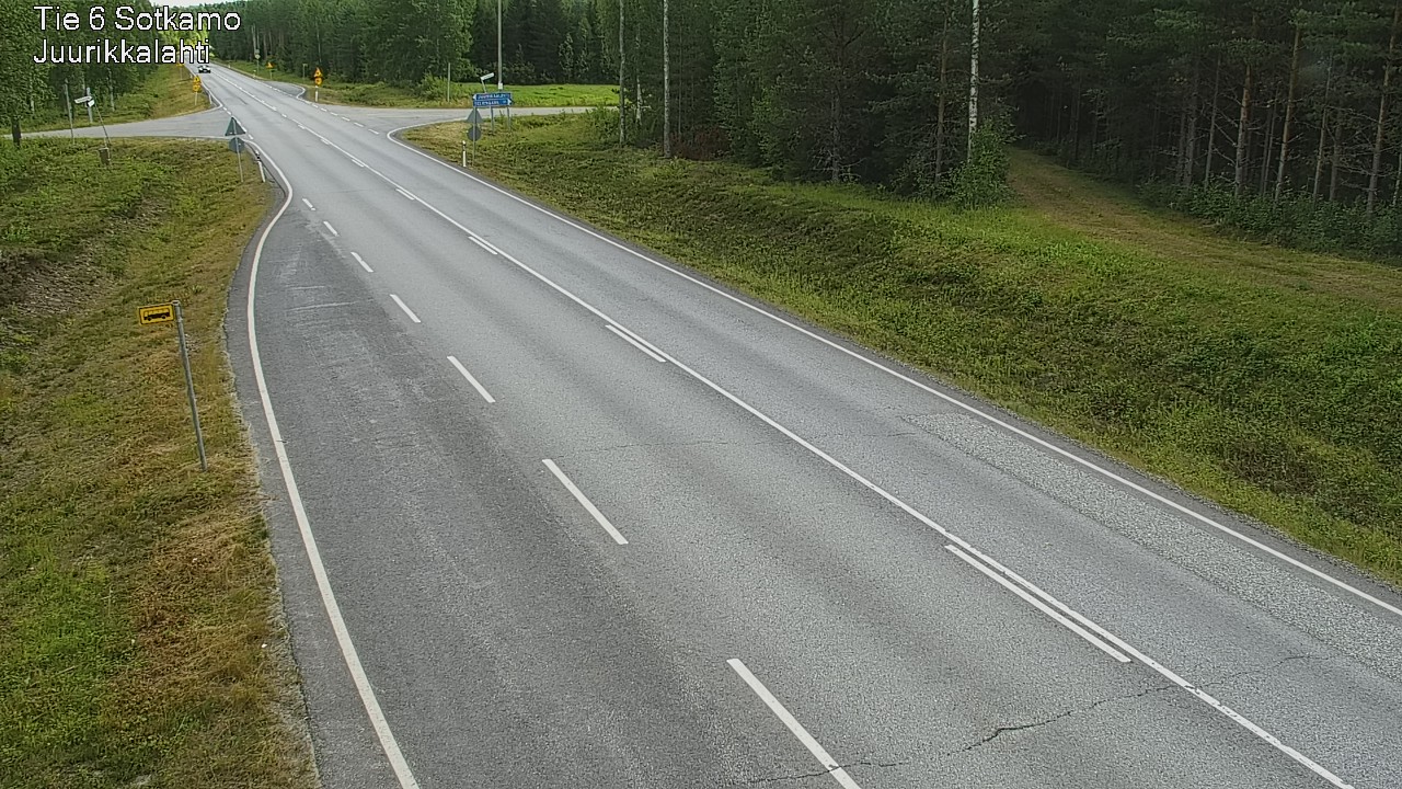 Weather Camera Image Väg 6 Sotkamo, Juurikkalahti, Sotkamo, Kainuu