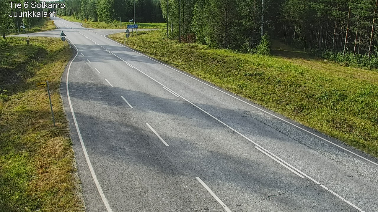 Weather Camera Image Road 6 Sotkamo, Juurikkalahti, Sotkamo, Kainuu