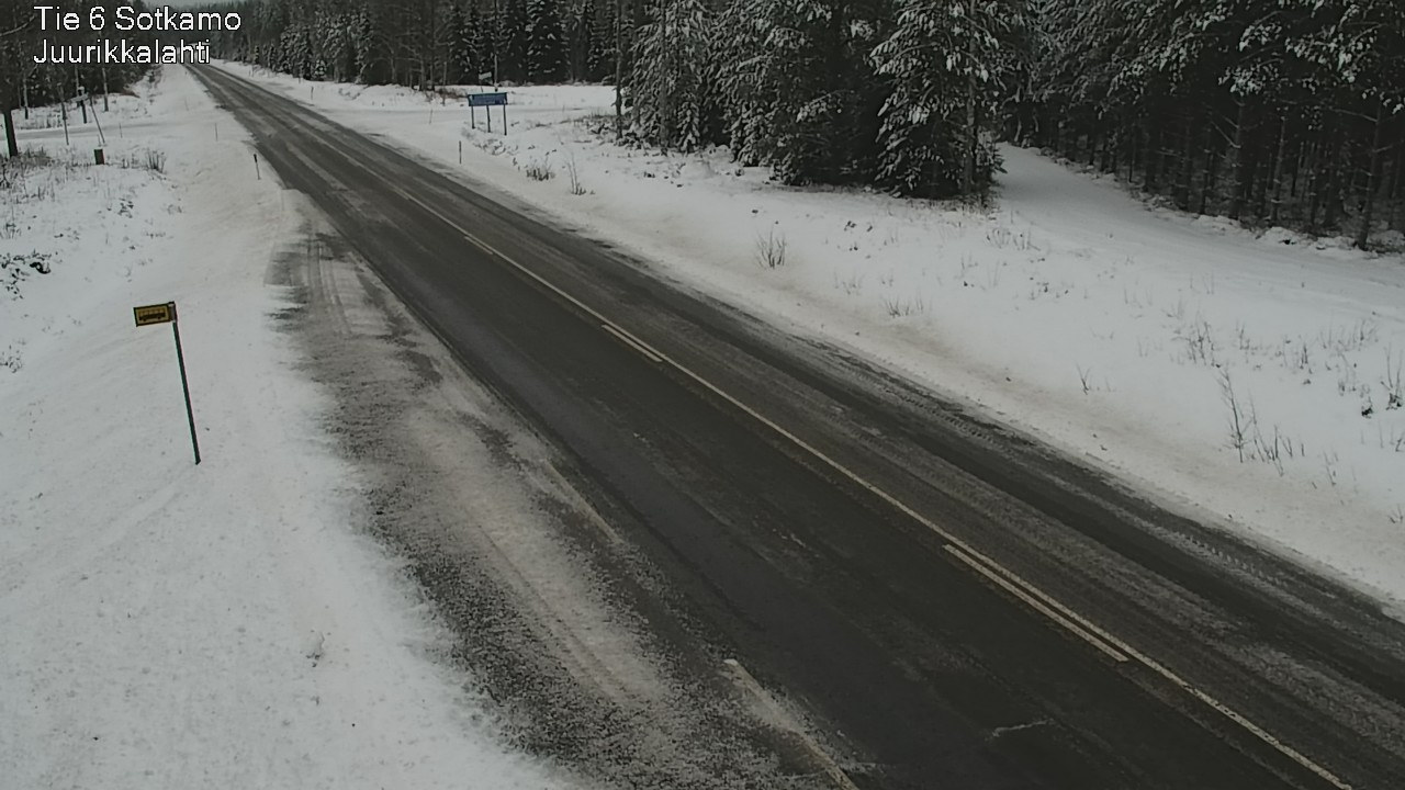 Weather Camera Image Väg 6 Sotkamo, Juurikkalahti, Sotkamo, Kainuu