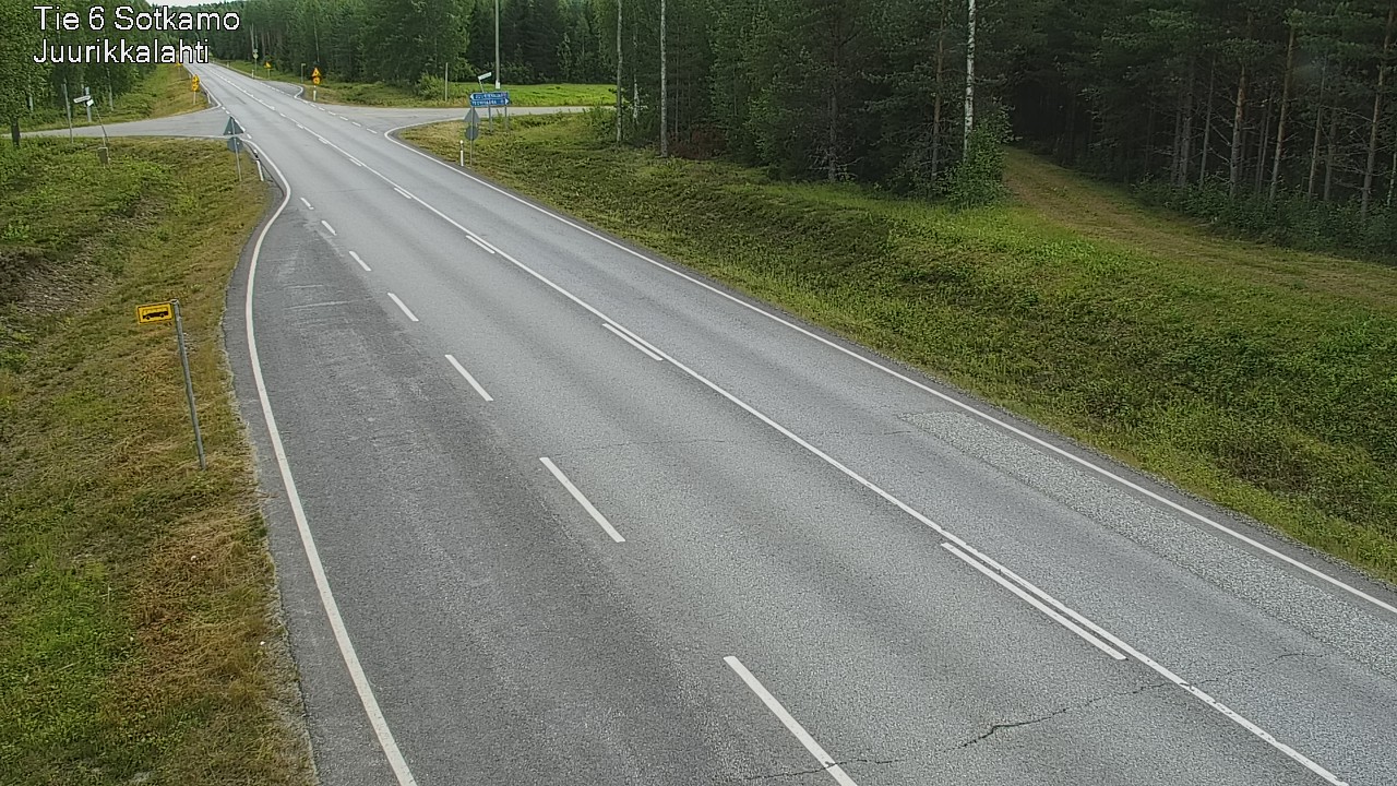 Weather Camera Image Väg 6 Sotkamo, Juurikkalahti, Sotkamo, Kainuu