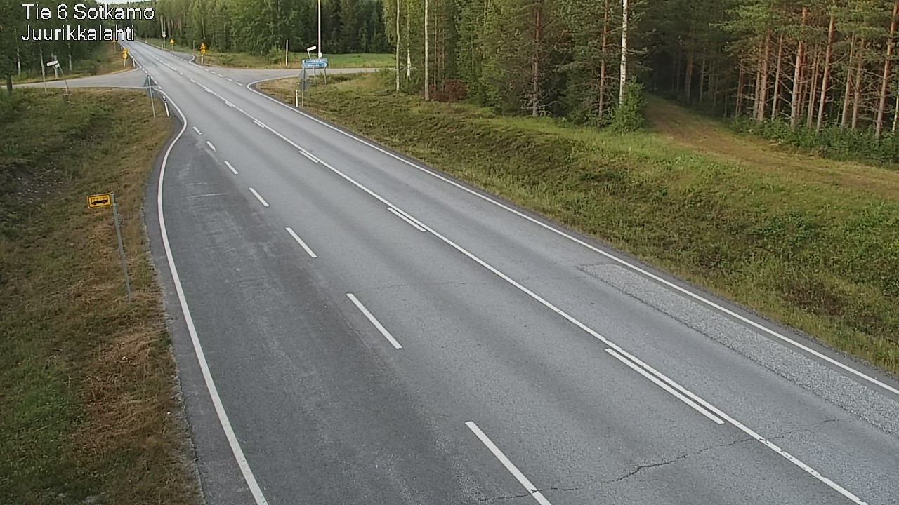 Weather Camera Image Väg 6 Sotkamo, Juurikkalahti, Sotkamo, Kainuu