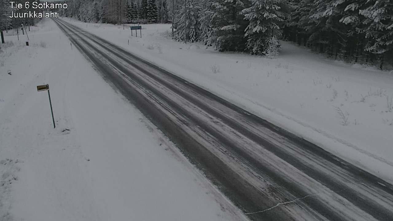 Weather Camera Image Road 6 Sotkamo, Juurikkalahti, Sotkamo, Kainuu