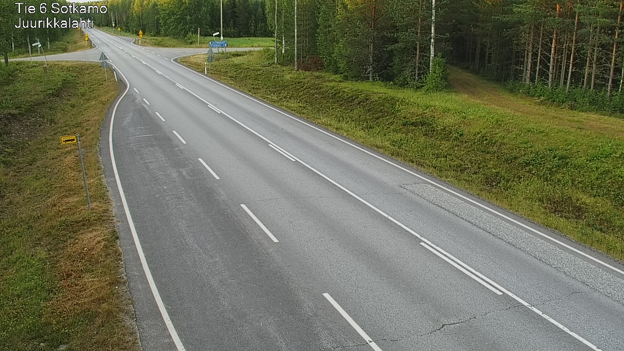 Weather Camera Image Väg 6 Sotkamo, Juurikkalahti, Sotkamo, Kainuu