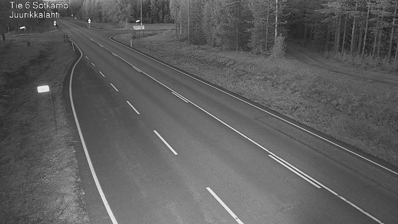 Weather Camera Image Väg 6 Sotkamo, Juurikkalahti, Sotkamo, Kainuu
