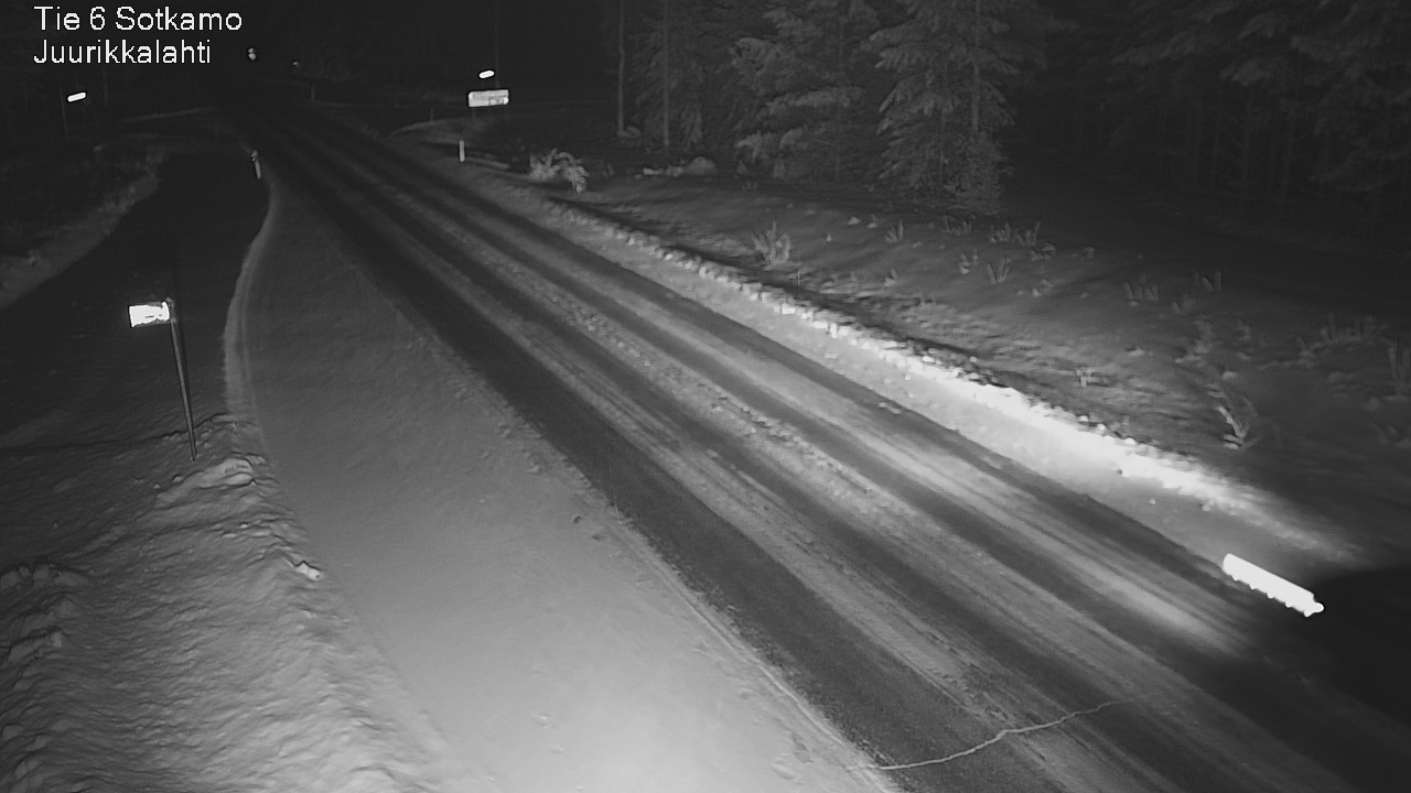 Weather Camera Image Road 6 Sotkamo, Juurikkalahti, Sotkamo, Kainuu