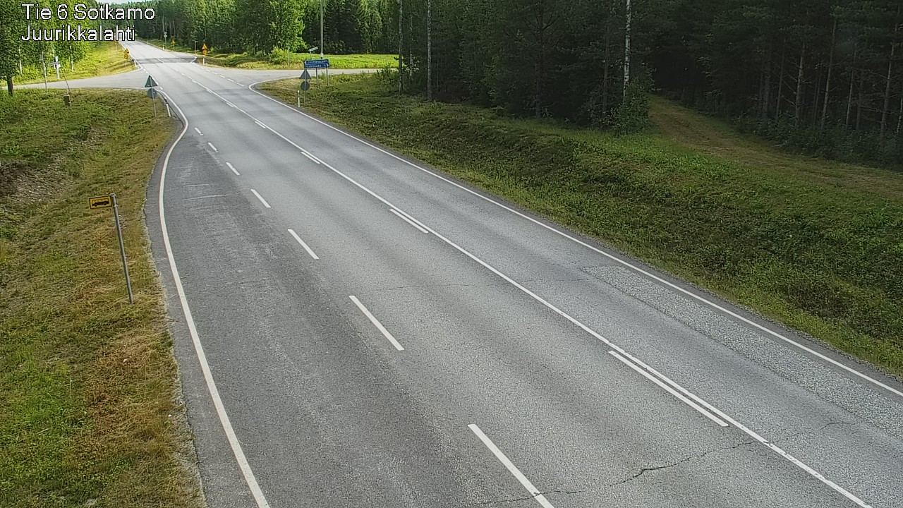 Weather Camera Image Väg 6 Sotkamo, Juurikkalahti, Sotkamo, Kainuu