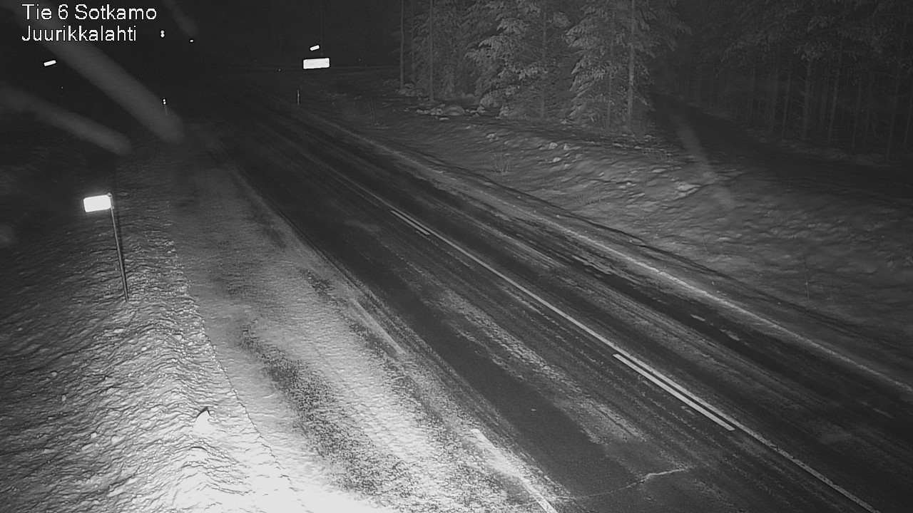 Weather Camera Image Väg 6 Sotkamo, Juurikkalahti, Sotkamo, Kainuu