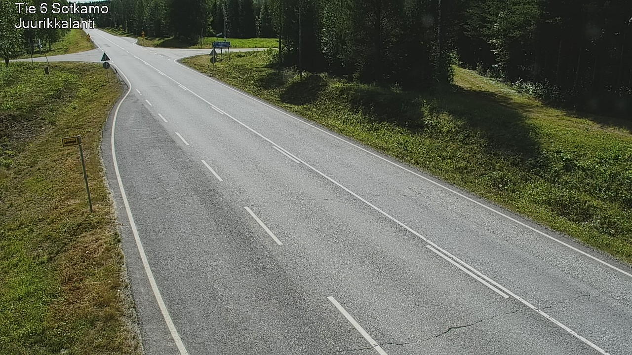 Weather Camera Image Väg 6 Sotkamo, Juurikkalahti, Sotkamo, Kainuu