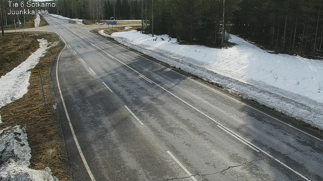 Weather Camera Image Väg 6 Sotkamo, Juurikkalahti, Sotkamo, Kainuu
