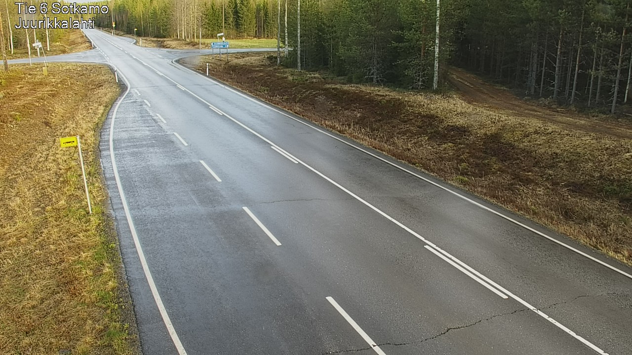 Weather Camera Image Väg 6 Sotkamo, Juurikkalahti, Sotkamo, Kainuu