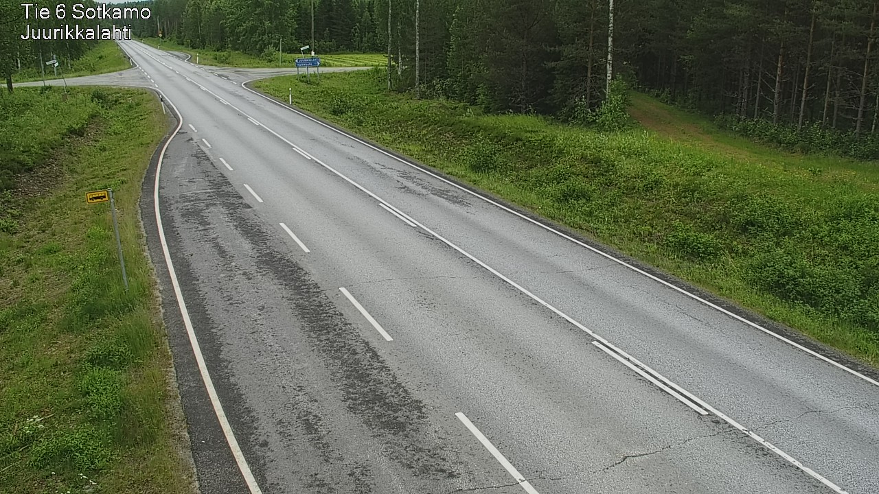 Weather Camera Image Väg 6 Sotkamo, Juurikkalahti, Sotkamo, Kainuu