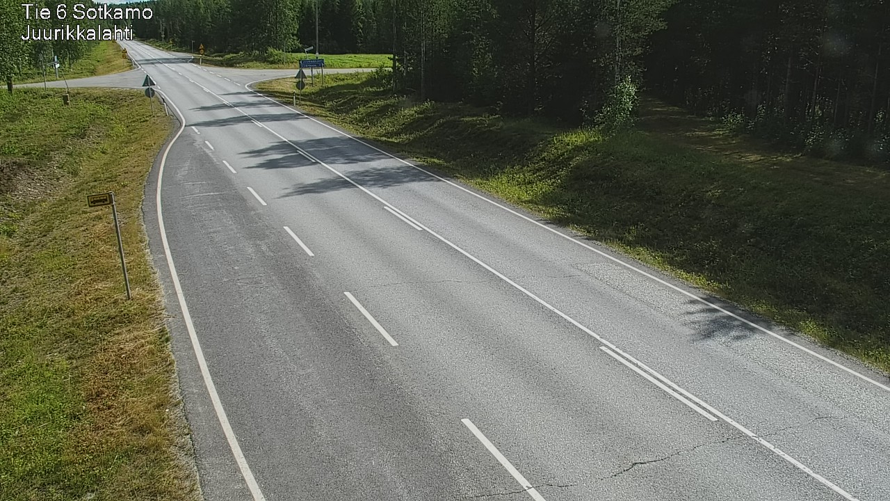 Weather Camera Image Väg 6 Sotkamo, Juurikkalahti, Sotkamo, Kainuu