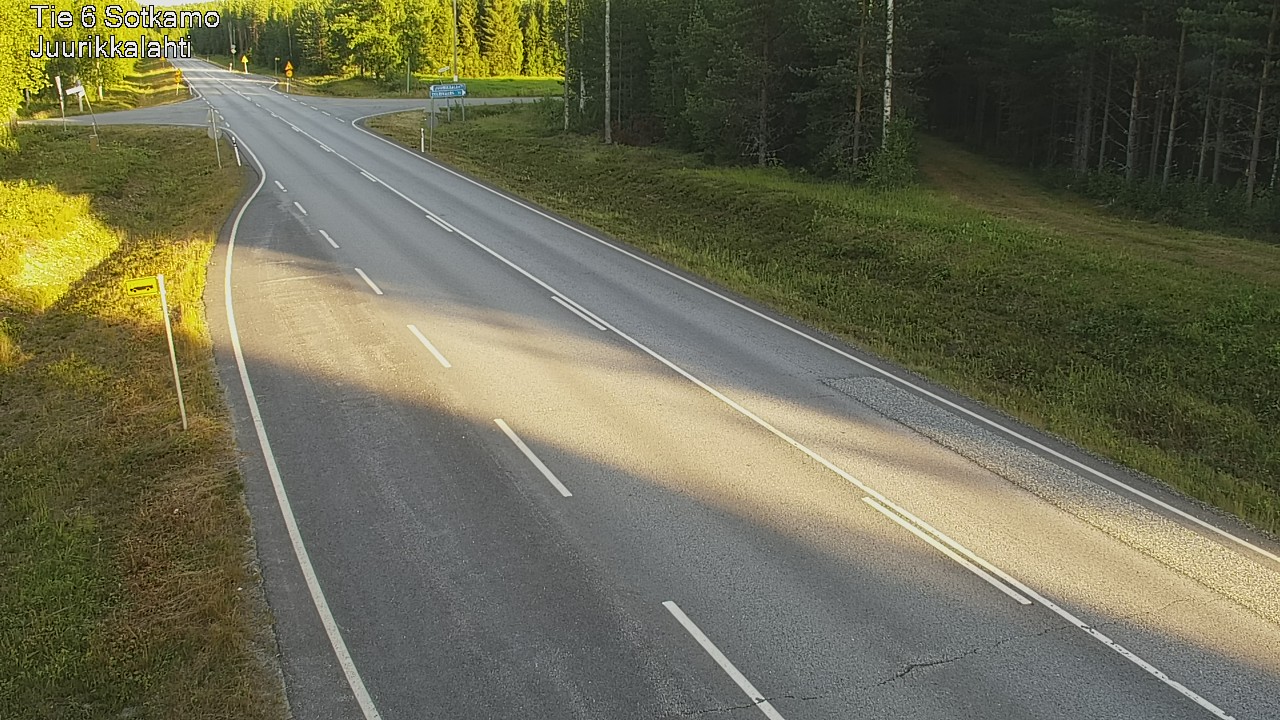 Weather Camera Image Väg 6 Sotkamo, Juurikkalahti, Sotkamo, Kainuu