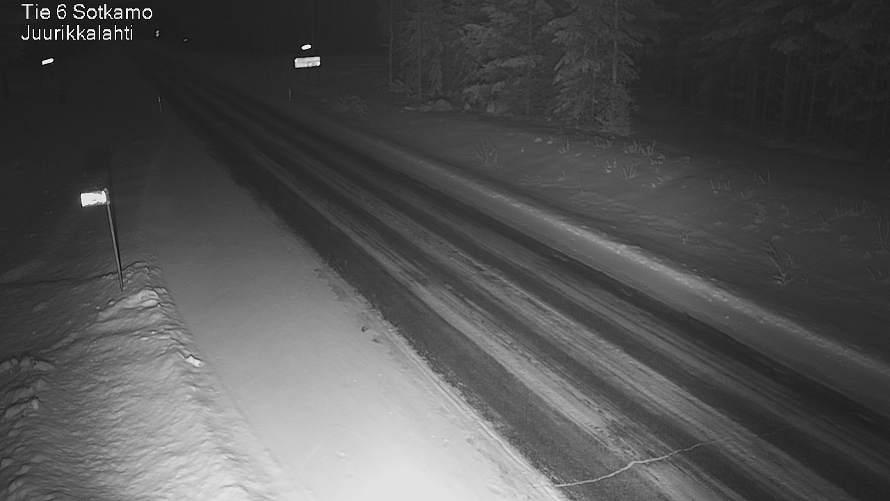 Weather Camera Image Road 6 Sotkamo, Juurikkalahti, Sotkamo, Kainuu