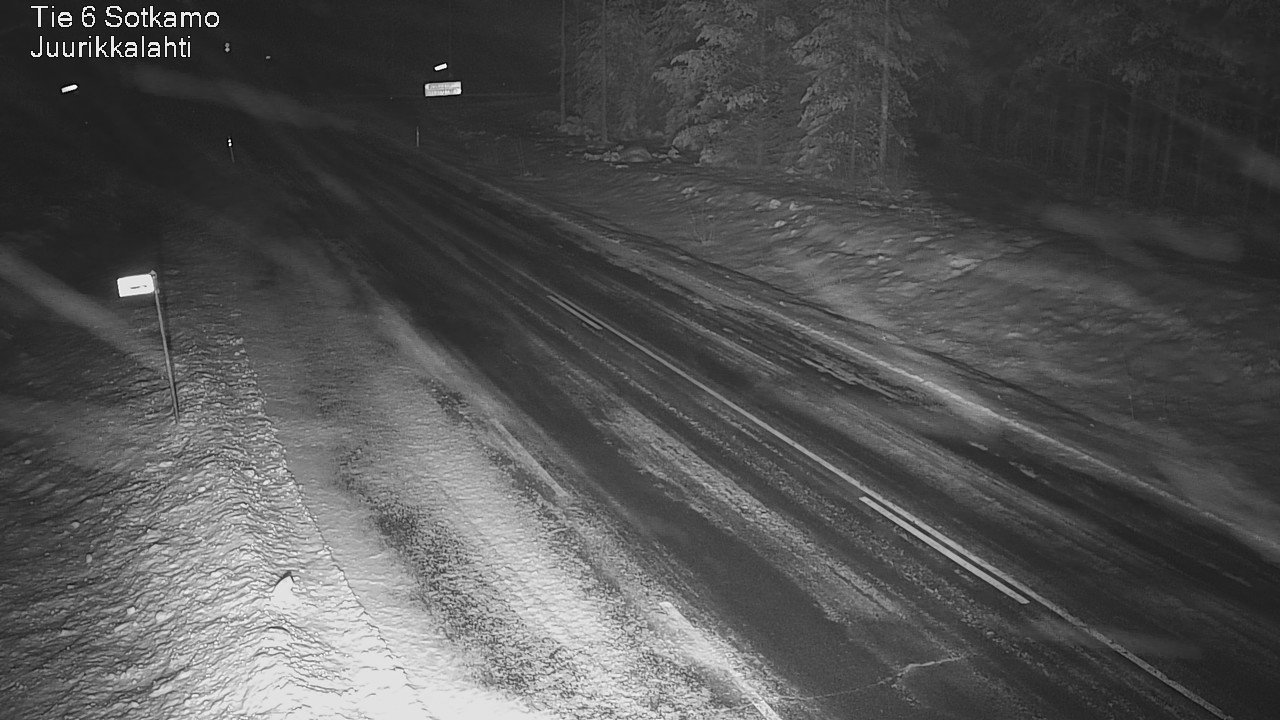 Weather Camera Image Väg 6 Sotkamo, Juurikkalahti, Sotkamo, Kainuu