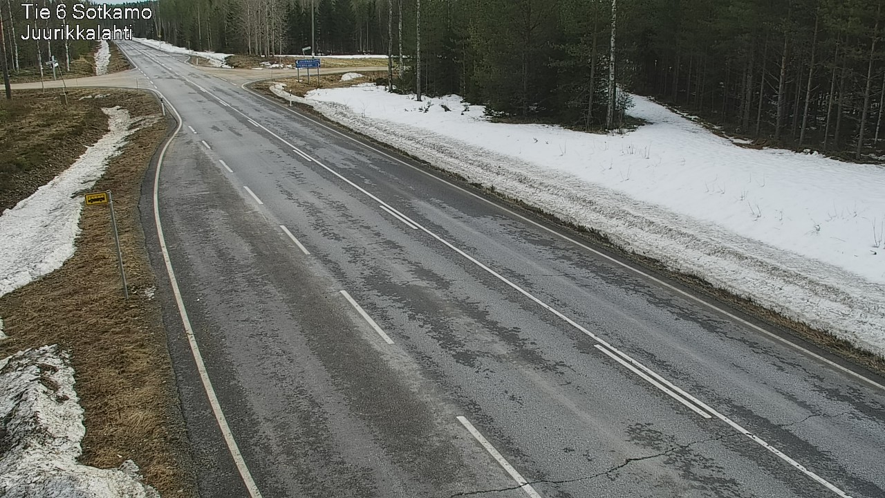 Weather Camera Image Väg 6 Sotkamo, Juurikkalahti, Sotkamo, Kainuu