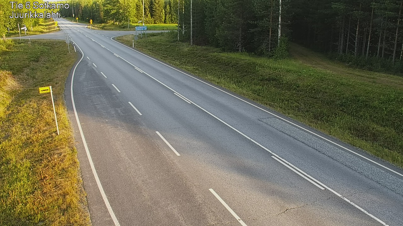Weather Camera Image Väg 6 Sotkamo, Juurikkalahti, Sotkamo, Kainuu