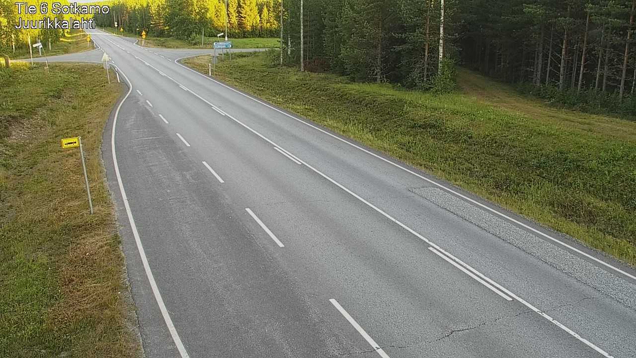 Weather Camera Image Väg 6 Sotkamo, Juurikkalahti, Sotkamo, Kainuu