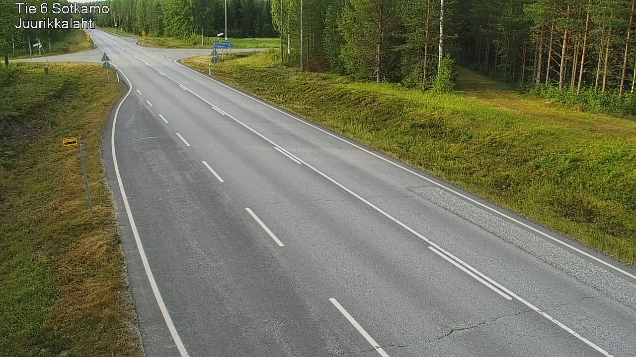 Weather Camera Image Väg 6 Sotkamo, Juurikkalahti, Sotkamo, Kainuu