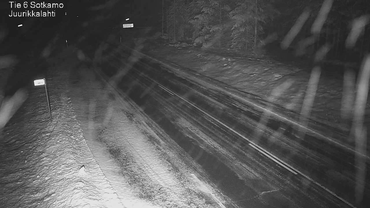 Weather Camera Image Väg 6 Sotkamo, Juurikkalahti, Sotkamo, Kainuu