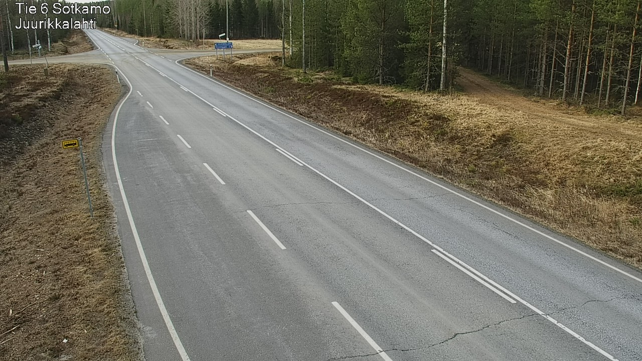 Weather Camera Image Väg 6 Sotkamo, Juurikkalahti, Sotkamo, Kainuu