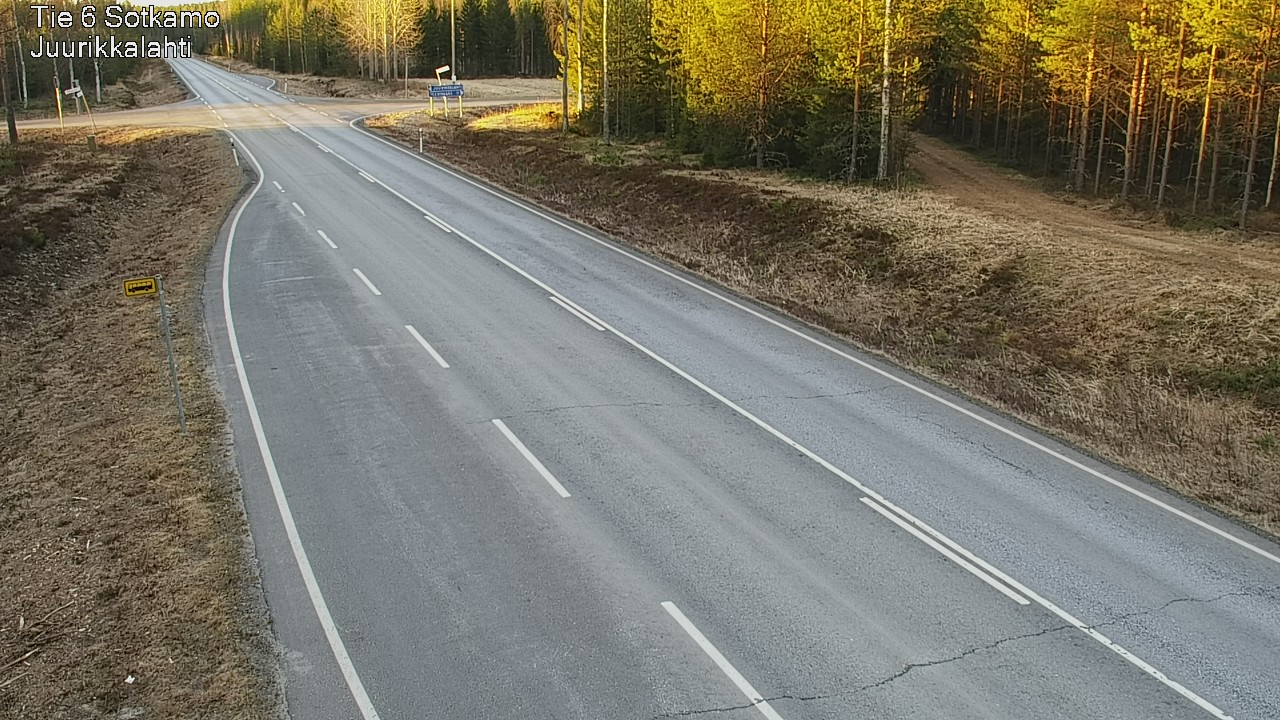 Weather Camera Image Väg 6 Sotkamo, Juurikkalahti, Sotkamo, Kainuu