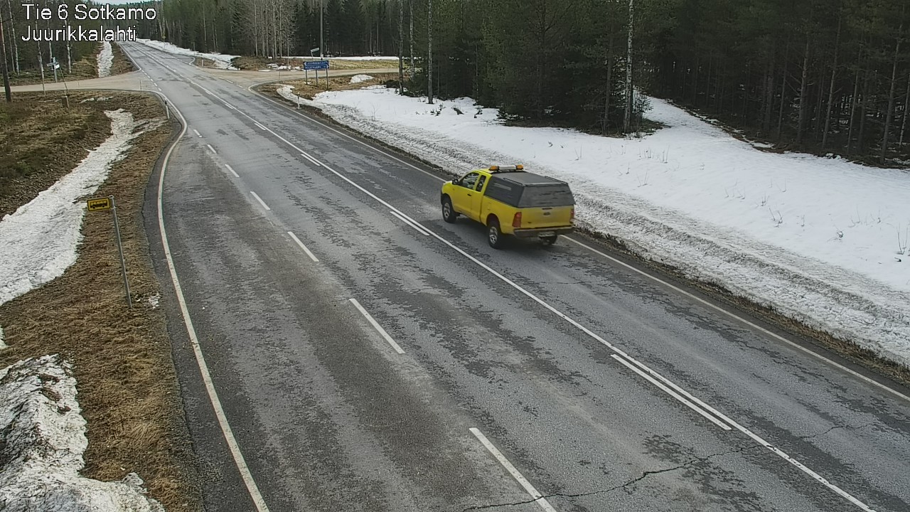 Weather Camera Image Väg 6 Sotkamo, Juurikkalahti, Sotkamo, Kainuu