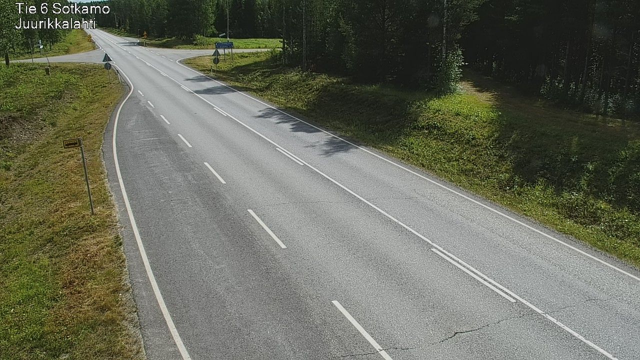 Weather Camera Image Väg 6 Sotkamo, Juurikkalahti, Sotkamo, Kainuu
