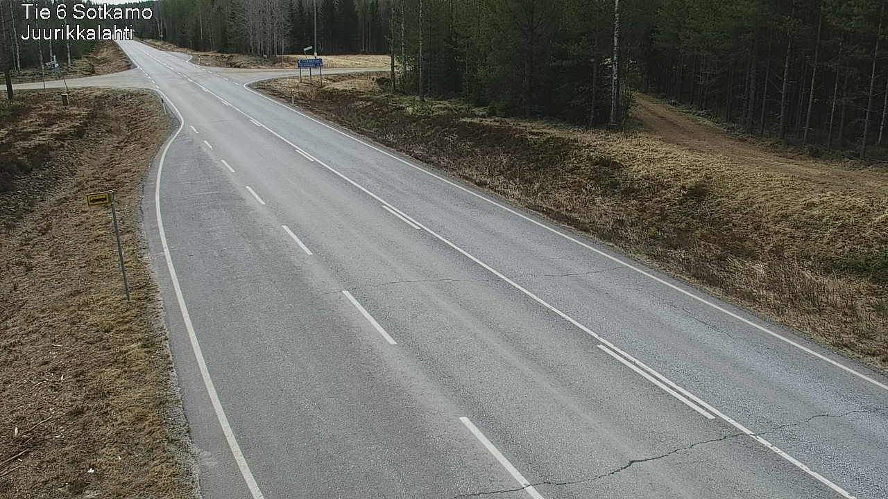 Weather Camera Image Road 6 Sotkamo, Juurikkalahti, Sotkamo, Kainuu