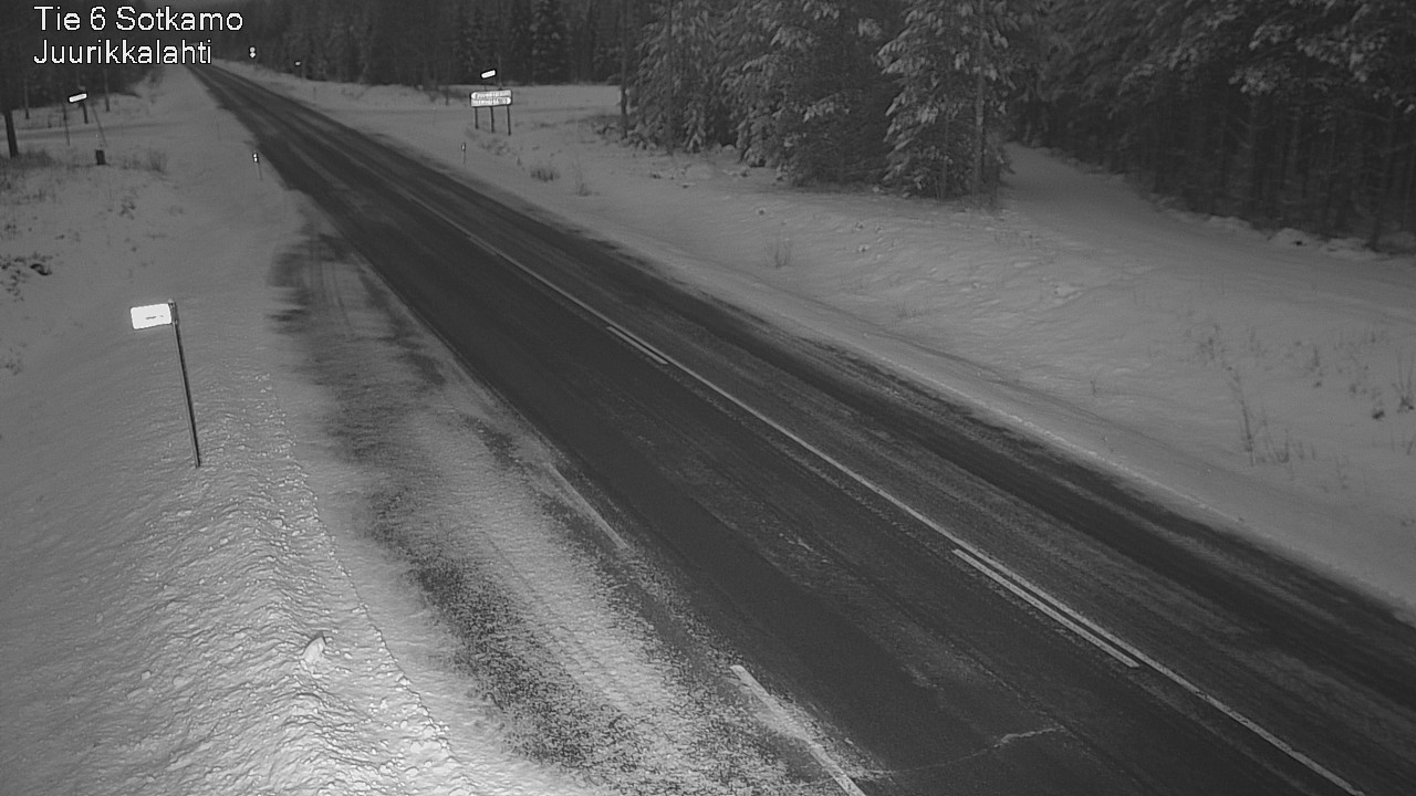 Weather Camera Image Väg 6 Sotkamo, Juurikkalahti, Sotkamo, Kainuu