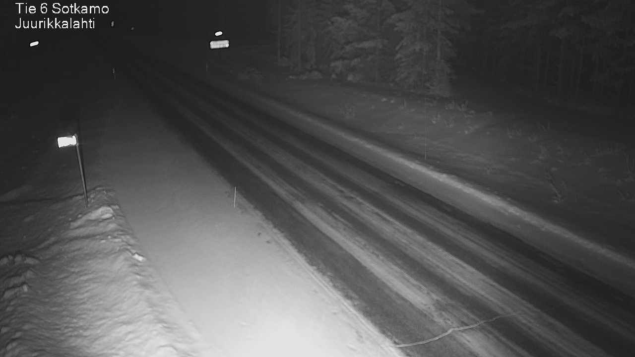 Weather Camera Image Road 6 Sotkamo, Juurikkalahti, Sotkamo, Kainuu