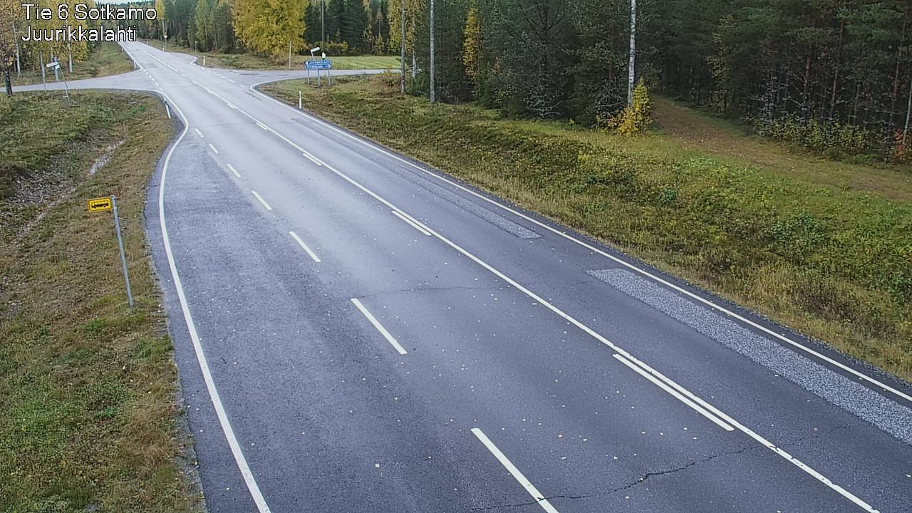 Weather Camera Image Road 6 Sotkamo, Juurikkalahti, Sotkamo, Kainuu