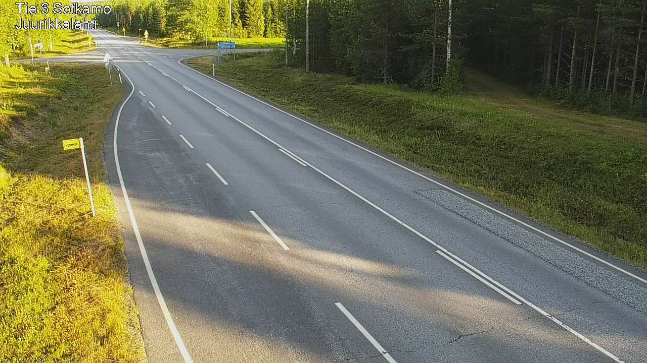 Weather Camera Image Väg 6 Sotkamo, Juurikkalahti, Sotkamo, Kainuu