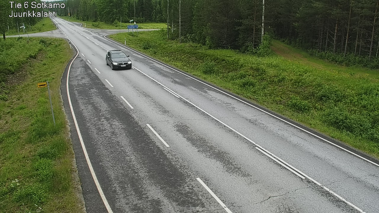 Weather Camera Image Road 6 Sotkamo, Juurikkalahti, Sotkamo, Kainuu
