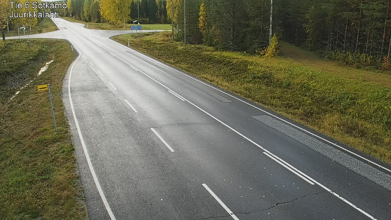 Weather Camera Image Road 6 Sotkamo, Juurikkalahti, Sotkamo, Kainuu